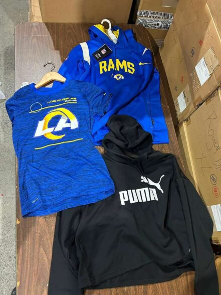 Sports Apparel Mix - Liquidation Pallet